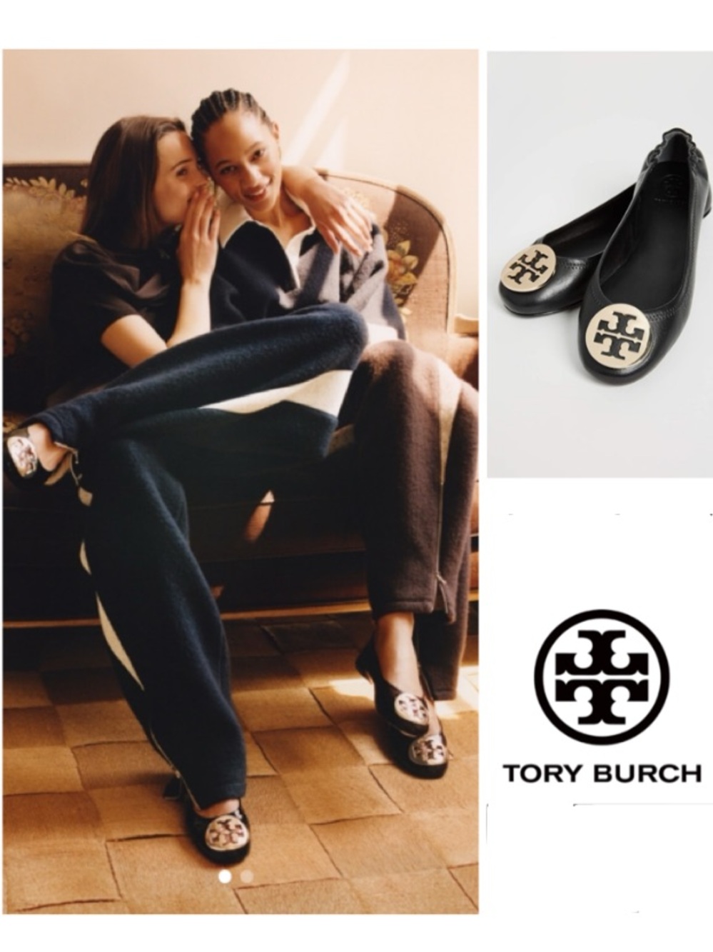 Tory Burch Leather Travel Ballet Flat (11)
